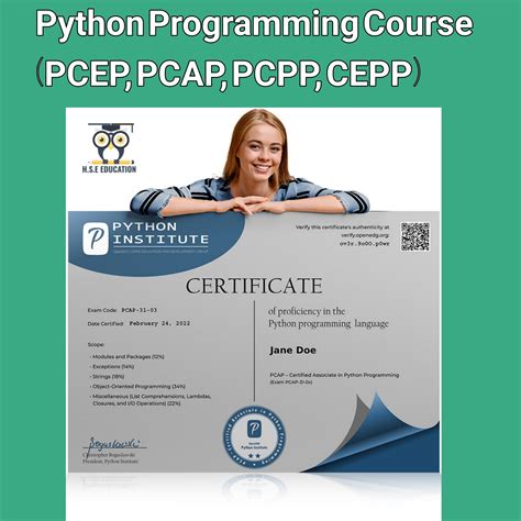 pcep course of study